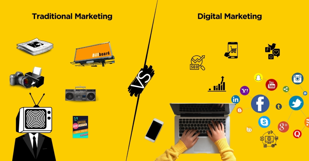 Digital Marketing vs. Traditional Marketing: The Clash of Titans