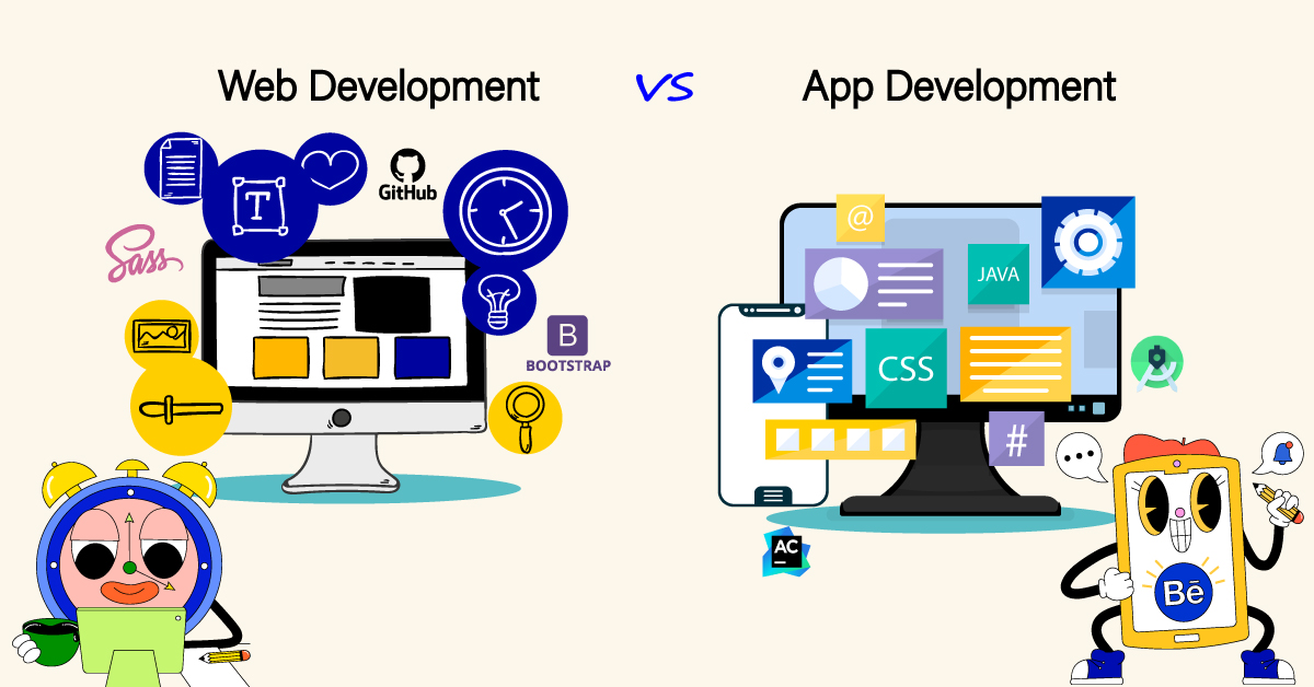 web development vs app development